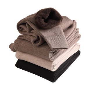 羊毛保暖裤女款秋冬加厚2025新款东北加绒秋裤羊绒毛裤棉裤打底裤