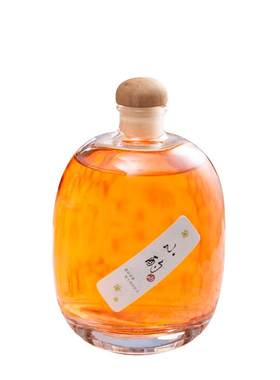 厂家直销高档定制玻璃果酒瓶