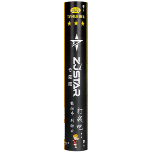 中极星羽毛球 球三星特惠耐打羽球 稳定12只装鹅毛正品旗舰店官方