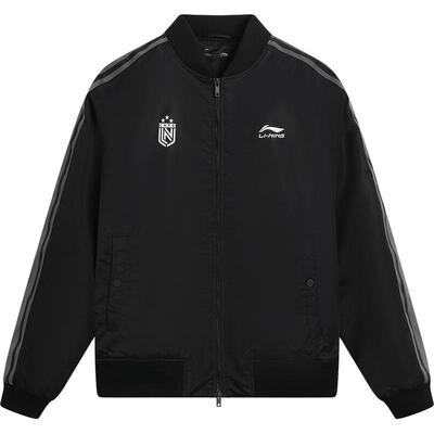 李宁情侣棒球棉服保暖飞行夹克