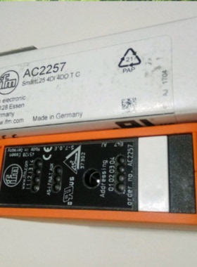 议价AC2257 AS-i从站模块; SmartL25 4DI 4DO T C接线端子 IP 20