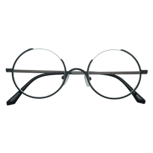 李诞同款纯钛眼镜框近视男超轻镜架眼镜架圆框半框女潮复古防蓝光