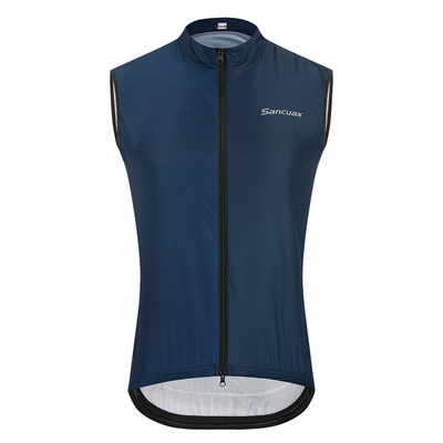 双开拉链四季骑行马甲户外防风公路自行车骑行背心春秋骑行装备