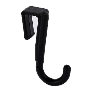 方管钩微波炉架小钩塑料挂钩洞板钩扁条Z型钩置物架扩展钩圆管S钩