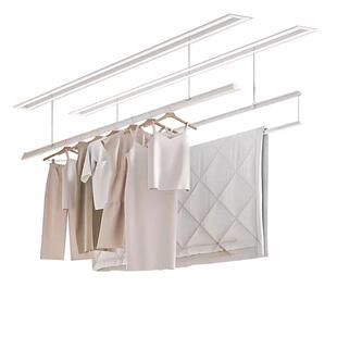 米系隐形电动晾衣架家用阳台隐藏嵌入式暗藏智能升降凉晾衣杆补贴