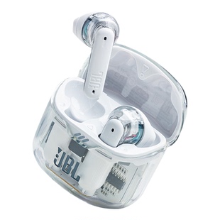 JBL TUNE FLEX小晶豆降噪版 主动降噪真无线蓝牙耳机入耳式半透明