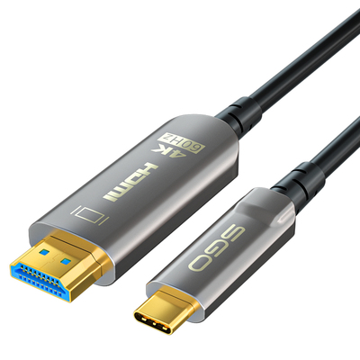 sgo/斯格光纤Type-c转HDMI线4K