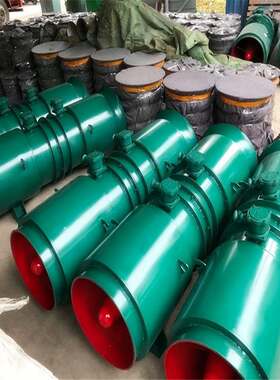 带煤安证书  矿用隔爆型压入式对旋局部轴流通风机 FBD2x11