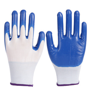 劳保手套加厚耐磨浸胶防水防滑防油防割工地工作防护丁腈手套