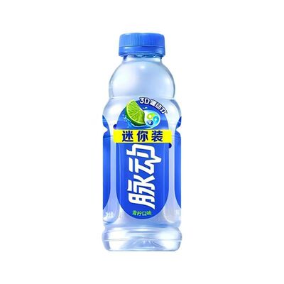 脉动400小瓶青柠味桃子味ML*6瓶维生素饮料维C迷你饮品补水电解质