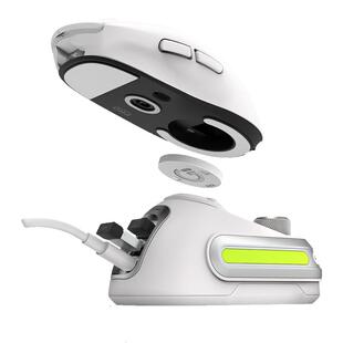 G-Power充电底座适配罗技GPW5雪豹小狗G502X  G903磁吸充RGB可调