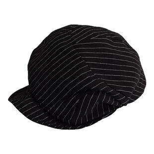 复古日系文艺条纹薄八角帽女春夏显脸小报童帽小众皱褶画家贝雷帽