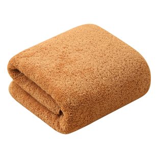 毛毛雨长绒棉浴巾高级洗澡家用男女士100%纯棉吸水不掉毛全棉柔软