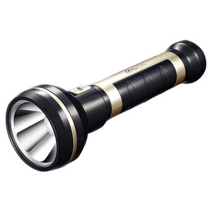 雅格高亮可充电式手电筒家用强光照明应急灯户外钓鱼探照工厂巡逻