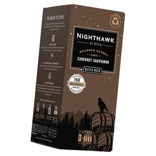 【夜鹰之夜】夜鹰波本桶陈酿赤霞珠+馥郁混酿+黑皮诺3盒装红酒3L