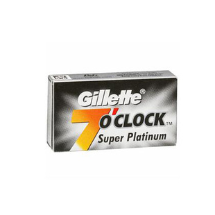 帝诗老式安全剃须刀刀片黑七点铂金双刃剃须刀片 10片