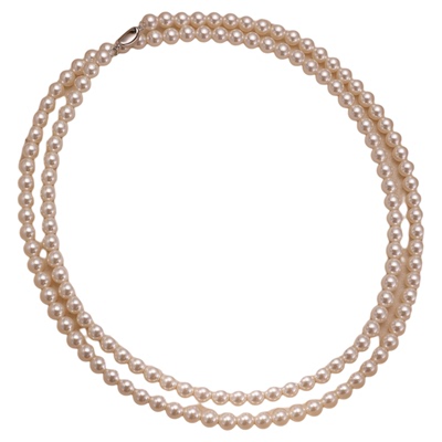 饰悟叠戴长款珍珠项链法式毛衣链