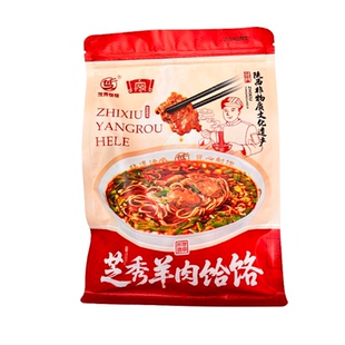 韩城特产芝秀羊肉饸饹小吃荞面粗粮羊油香辣臊子烩面包邮