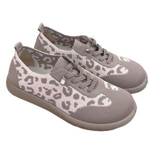 2025春季新款豹纹德训鞋时尚休闲女鞋软底防滑老北京布鞋轻便舒适