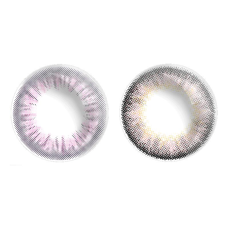 送海丽恩护理液美瞳半年抛大直径黑色混血2025年新款隐形眼镜sk