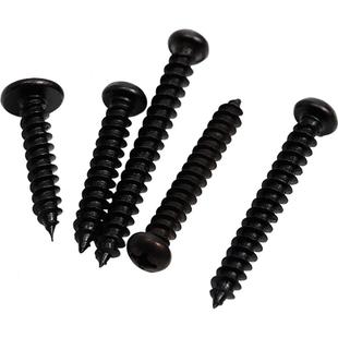 QD黑色304不锈钢十字圆头自攻螺丝钉盘头木工M2M3.5M4.2M5.5M6.3