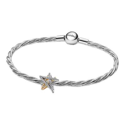 [618狂欢节]Pandora潘多拉璀璨星光手链套组星星手链个性情侣礼物