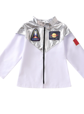 未来科技感宇航员儿童太空服机器人ai舞蹈演出服中小学生运动会服
