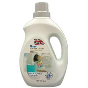 1桶也发英国Elman埃尔曼香水酵素洗衣液2L装清香无荧除菌去渍亮白