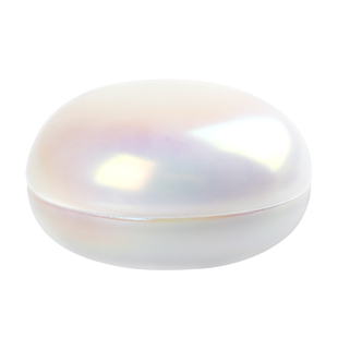 陶瓷印泥盒粉色印泥书法专用印泥缸景德镇珍珠贝彩书画印泥收纳盒