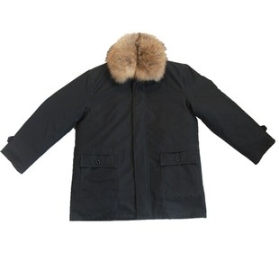 貉子皮毛领皮毛一体中老年羔羊皮内胆羊皮袄男冬季爸爸爷爷装外套