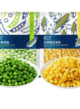 浦之灵冷冻青豆粒玉米粒组合4kg