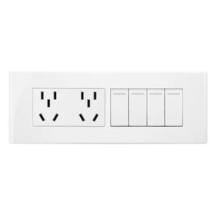 公牛118型组合带开关插座面板多孔大面板一开五孔12孔16a三孔空调