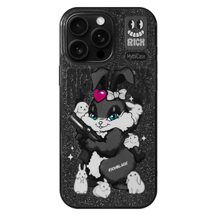 MythiCase by RICHBLACK MadBunny 闪粉透黑手机壳适用于iPhone17/17Pro/17ProMax