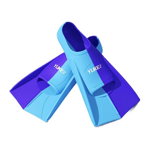 脚蹼游泳专用成人自由泳男女士儿童软硅胶短脚蹼浮潜训练辅助装备