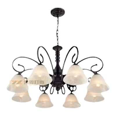 欧式风客厅卧室书房吊灯欧式铁