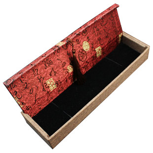 首饰盒佛珠手串手链包装车挂件吊坠项链文玩礼盒锦布盒礼物包装盒