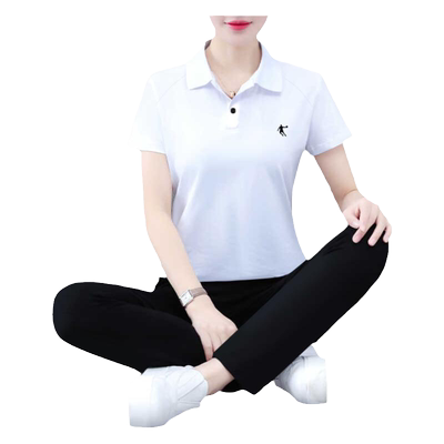 乔丹运动套装夏季女2025新款两件套洋气时尚时髦气质休闲套装女夏