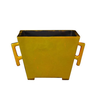 欧斯特全鎏金戟耳斗式炉办公室茶室沉香檀香盘香熏香炉摆件