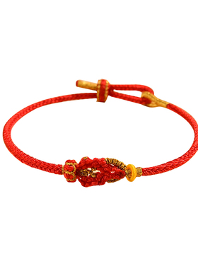 2026马年本命年手链本命佛转运红绳编织女红色手串手绳编织绳礼物