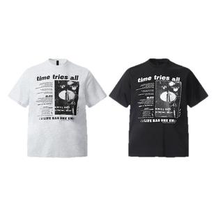 布老哥Blog美式复古乐队鼓手印花短袖夏季'索罗娜'凉感T恤潮D153