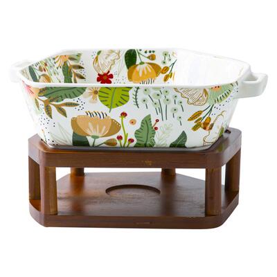 贝玉深盘陶瓷大众椭圆形