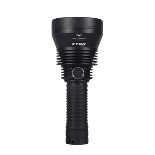 阿木XT80聚光远射强光led手电筒户外超亮大功率锂电可充电多功能