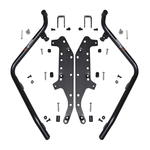 适用春风AURA150保险杠防摔护杠射灯底座改装加强前后保护架