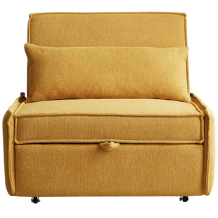 双虎豆腐块沙发床折叠两用北欧现代小户型伸缩羊羔绒吐司沙发219