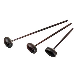 天然紫光檀乌木质按摩锤红木锤足底经络保健棒敲背锤酸痛穴位敲打