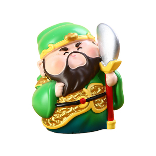 【关关过事事成】关公摆件钟馗五路财神爷赵公明办公室桌工位玄学