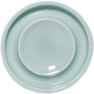 荣宝斋墨碟陶瓷大号包邮青瓷文房四宝国画书法墨汁墨水水碟墨碟