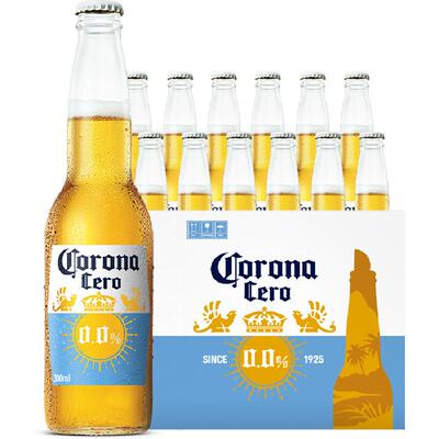 科罗娜无醇啤酒清爽300ml*12瓶