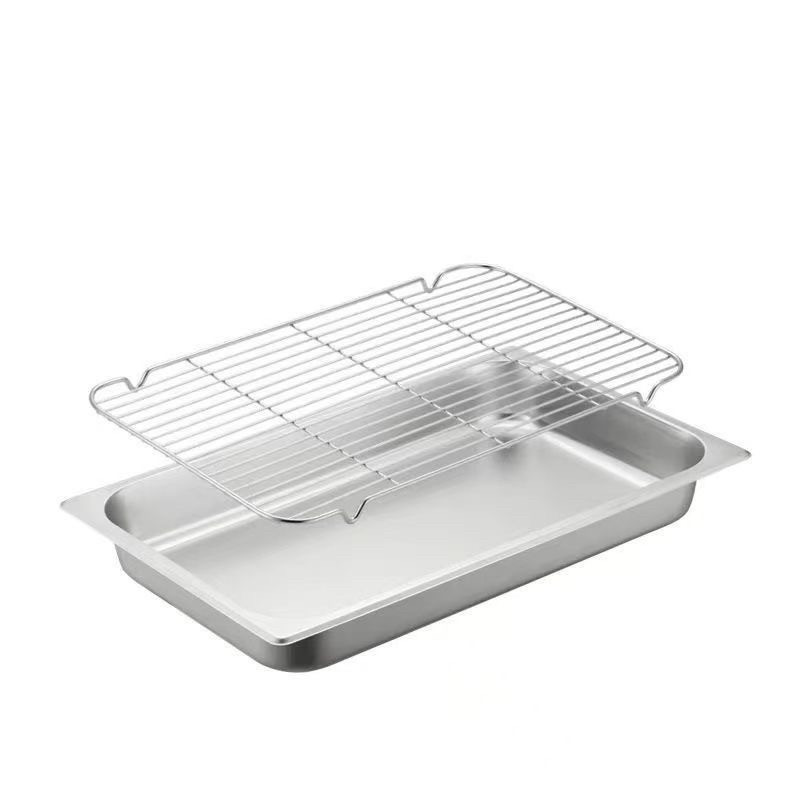 304食品级不锈钢冰箱收纳展示盘