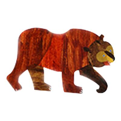 棕色的熊你在看什么英语绘本毛毡